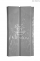 Металлический сайдинг Брус 3D Pe 0.4 | RAL 7004 Серый