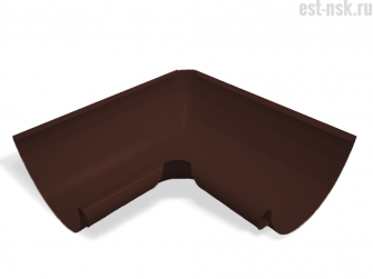 Угол желоба внутренний (90 гр.) D125 | RAL 8017 Коричневый шоколад