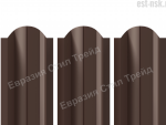 Штакетник "М-планка" RAL 8017 Коричневый шоколад