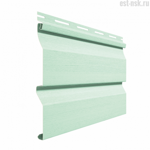 Сайдинг виниловый «Корабельная доска» ЁLLKA | Светло-зелёный