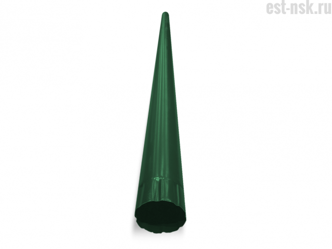 Труба водосточная D100х3000 | RAL 6005 Зелёный мох