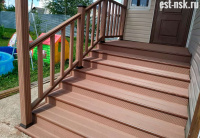 Ступени Deckart Step 3D Махагон купить в Новосибирске