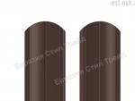 Штакетник "Европланка" двусторонний RAL 8017/8017 Коричневый шоколад