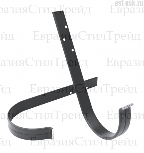 Кронштейн желоба длинный 270 мм ОСНО (OSNO) | RAL 7024 Серый графит купить в Новосибирске