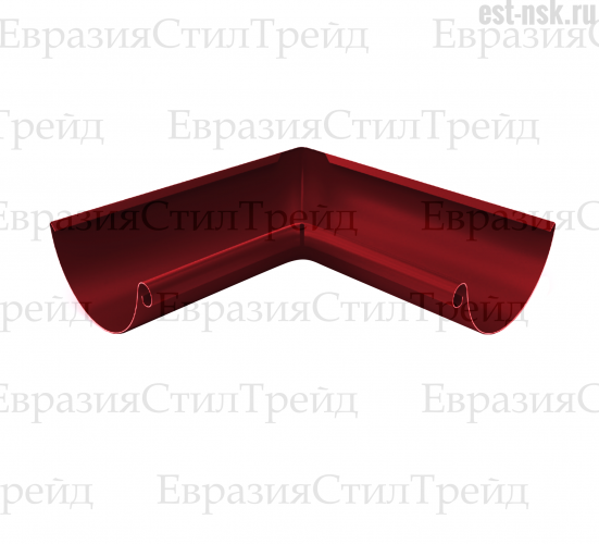 Угол желоба внутренний D125 OSNO | RAL 3005 Красное вино купить в Новосибирске