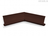 Угол желоба внутренний (135 гр.) D125 | RAL 8017 Коричневый шоколад