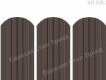 Штакетник "Европланка Престиж" RAL 8017 Коричневый шоколад